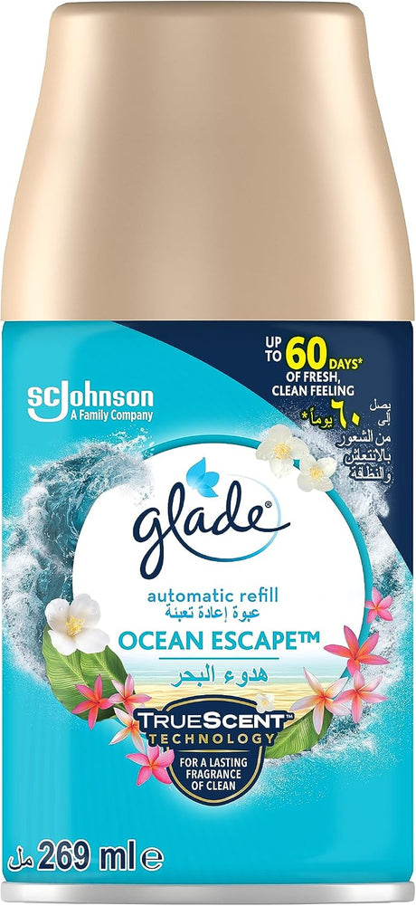 Glade Automatic Refill Ocean Escape, 269ml - Al Kabayel Discount CentreGlade Automatic Refill Ocean Escape, 269mlAir FreshenersSC JOHNSONAl Kabayel Discount Centre