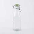 Glass Bottle With Swing-Top Clip Closure - 500ml - Light Blue / Light Green / Black - Al Kabayel Discount CentreGlass Bottle With Swing-Top Clip Closure - 500ml - Light Blue / Light Green / BlackWater BottlesAKDCAl Kabayel Discount Centre