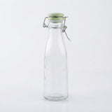 Glass Bottle With Swing-Top Clip Closure - 500ml - Light Blue / Light Green / Black - Al Kabayel Discount CentreGlass Bottle With Swing-Top Clip Closure - 500ml - Light Blue / Light Green / BlackWater BottlesAKDCAl Kabayel Discount Centre
