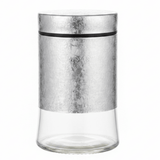 Glass Canister with Decorative Plastic Lid – 750ml - Silver / Brown - Al Kabayel Discount CentreGlass Canister with Decorative Plastic Lid – 750ml - Silver / BrownJars & Food SaversAKDCAl Kabayel Discount Centre