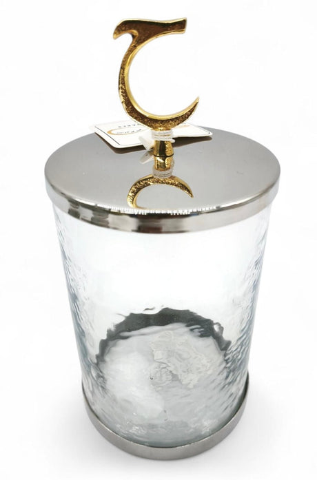 Glass Canister With Silver Lid 20cm 1000ml - Al Kabayel Discount CentreGlass Canister With Silver Lid 20cm 1000mlHome Décor AccentsAKDCAl Kabayel Discount Centre