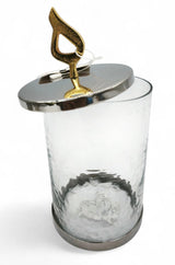 Glass Canister With Silver Lid 20cm 1000ml - Al Kabayel Discount CentreGlass Canister With Silver Lid 20cm 1000mlHome Décor AccentsAKDCAl Kabayel Discount Centre