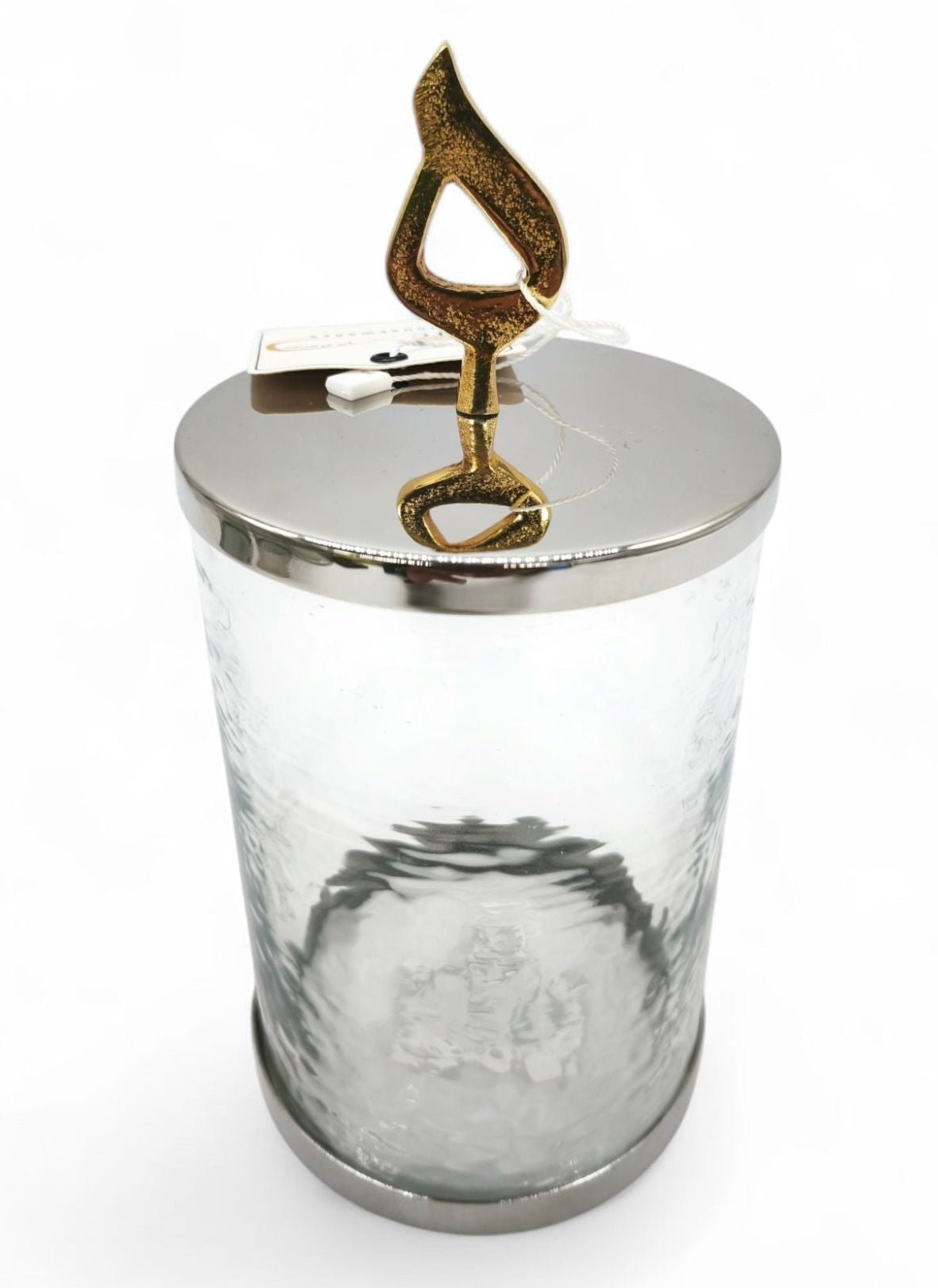 Glass Canister With Silver Lid 20cm 1000ml - Al Kabayel Discount CentreGlass Canister With Silver Lid 20cm 1000mlHome Décor AccentsAKDCAl Kabayel Discount Centre