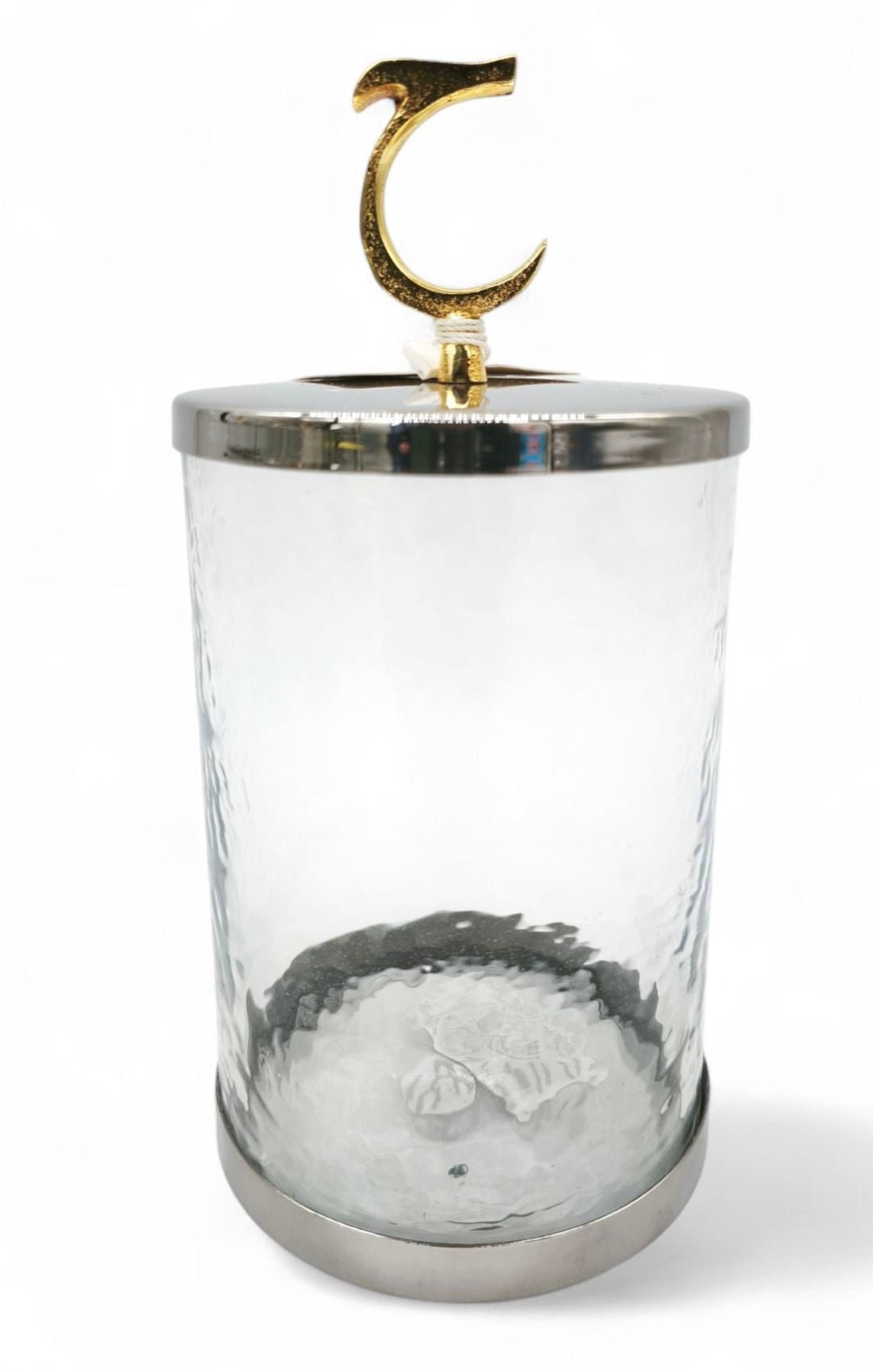 Glass Canister With Silver Lid 20cm 1000ml - Al Kabayel Discount CentreGlass Canister With Silver Lid 20cm 1000mlHome Décor AccentsAKDCAl Kabayel Discount Centre
