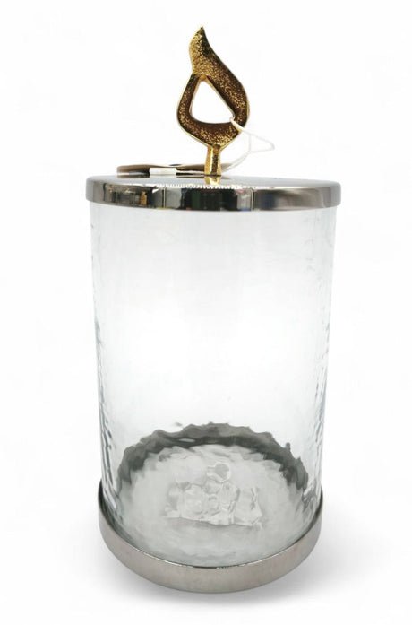 Glass Canister With Silver Lid 20cm 1000ml - Al Kabayel Discount CentreGlass Canister With Silver Lid 20cm 1000mlHome Décor AccentsAKDCAl Kabayel Discount Centre