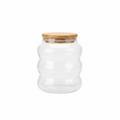 Glass Jar with Bamboo Lid – 400ml / 700ml - Al Kabayel Discount CentreGlass Jar with Bamboo Lid – 400ml / 700mlOrganizers & AccessoriesAKDCAl Kabayel Discount Centre