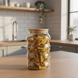 Glass Jar with Bamboo Lid – 400ml / 700ml - Al Kabayel Discount CentreGlass Jar with Bamboo Lid – 400ml / 700mlOrganizers & AccessoriesAKDCAl Kabayel Discount Centre