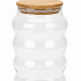 Glass Jar with Bamboo Lid – 400ml / 700ml - Al Kabayel Discount CentreGlass Jar with Bamboo Lid – 400ml / 700mlOrganizers & AccessoriesAKDCAl Kabayel Discount Centre
