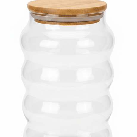Glass Jar with Bamboo Lid – 400ml / 700ml - Al Kabayel Discount CentreGlass Jar with Bamboo Lid – 400ml / 700mlOrganizers & AccessoriesAKDCAl Kabayel Discount Centre