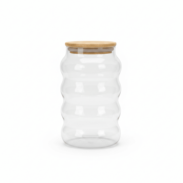 Glass Jar with Bamboo Lid – 400ml / 700ml - Al Kabayel Discount CentreGlass Jar with Bamboo Lid – 400ml / 700mlOrganizers & AccessoriesAKDCAl Kabayel Discount Centre
