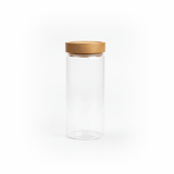 Glass Jar with Wooden Lid - 10×10 cm / 15×10 cm / 20×10 cm / 25×10 cm - Al Kabayel Discount CentreGlass Jar with Wooden Lid - 10×10 cm / 15×10 cm / 20×10 cm / 25×10 cmJars & Food SaversAKDCAl Kabayel Discount Centre