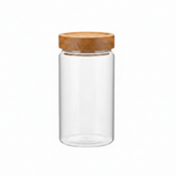 Glass Jar with Wooden Lid - 10×10 cm / 15×10 cm / 20×10 cm / 25×10 cm - Al Kabayel Discount CentreGlass Jar with Wooden Lid - 10×10 cm / 15×10 cm / 20×10 cm / 25×10 cmJars & Food SaversAKDCAl Kabayel Discount Centre