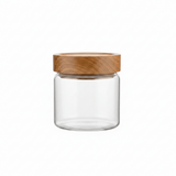 Glass Jar with Wooden Lid - 10×10 cm / 15×10 cm / 20×10 cm / 25×10 cm - Al Kabayel Discount CentreGlass Jar with Wooden Lid - 10×10 cm / 15×10 cm / 20×10 cm / 25×10 cmJars & Food SaversAKDCAl Kabayel Discount Centre