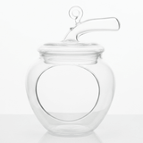 Glass Nest Apple Décor – 15cm | Transparent Handcrafted Ornament - Al Kabayel Discount CentreGlass Nest Apple Décor – 15cm | Transparent Handcrafted OrnamentHome Décor AccentsAKDCAl Kabayel Discount Centre