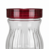 Glass Storage Jar with Red Lid 14×10cm / 18×10cm / 20×10cm - Al Kabayel Discount CentreGlass Storage Jar with Red Lid 14×10cm / 18×10cm / 20×10cmJars & Food SaversAKDCAl Kabayel Discount Centre
