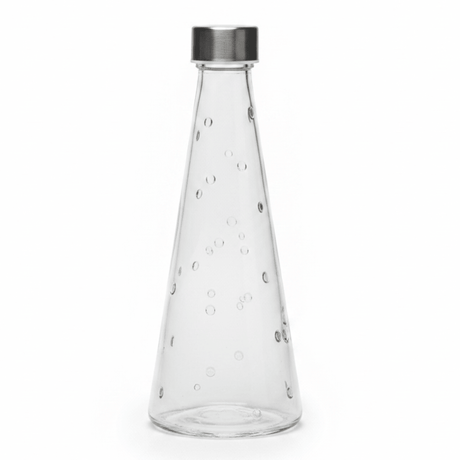 Glass Water Bottle with Lid | Bubble Texture Design | Premium Hydration Bottle for Home, Office & Gifting 500ml - Al Kabayel Discount CentreGlass Water Bottle with Lid | Bubble Texture Design | Premium Hydration Bottle for Home, Office & Gifting 500mlWater BottleAKDCAl Kabayel Discount Centre