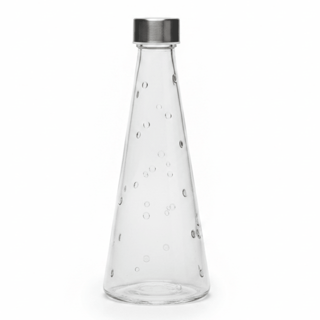 Glass Water Bottle with Lid | Bubble Texture Design | Premium Hydration Bottle for Home, Office & Gifting 500ml - Al Kabayel Discount CentreGlass Water Bottle with Lid | Bubble Texture Design | Premium Hydration Bottle for Home, Office & Gifting 500mlWater BottleAKDCAl Kabayel Discount Centre