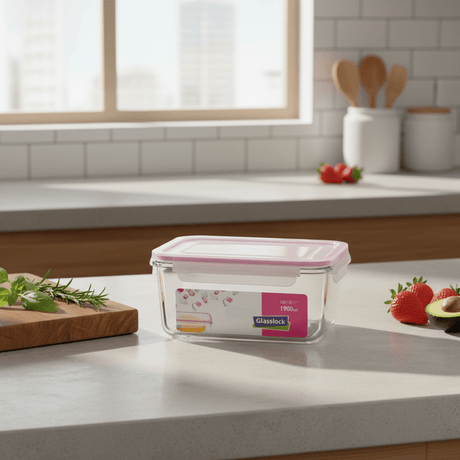 Glasslock Rectangular Glass Food Storage Container with Airtight Lock Lid – Large Capacity Kitchen Storage – 1900 ml - Al Kabayel Discount CentreGlasslock Rectangular Glass Food Storage Container with Airtight Lock Lid – Large Capacity Kitchen Storage – 1900 mlFood ContainersGLASSLOCKAl Kabayel Discount Centre