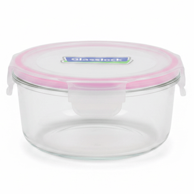 Glasslock Round Glass Food Container with Leakproof Airtight Locking Lid – Premium Storage Solution – 950 ml - Al Kabayel Discount CentreGlasslock Round Glass Food Container with Leakproof Airtight Locking Lid – Premium Storage Solution – 950 mlFood ContainersGLASSLOCKAl Kabayel Discount Centre