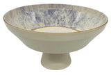 Glore Ceramic Footed Candy Bowl 24cm*13cm, White - Blue - Al Kabayel Discount CentreGlore Ceramic Footed Candy Bowl 24cm*13cm, White - BlueBowlsGLOREAl Kabayel Discount Centre