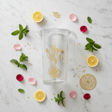 Glow Premium Clear Acrylic Jug with Elegant Gold Arabic Calligraphy & Hanging Lantern Artwork – 2 Litre - Al Kabayel Discount CentreGlow Premium Clear Acrylic Jug with Elegant Gold Arabic Calligraphy & Hanging Lantern Artwork – 2 LitreJugsAKDCAl Kabayel Discount Centre
