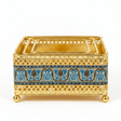 Gold & Blue Square Metal Candle Warmer | Ornate Filigree Design | 14×6cm | Luxury Home Décor Gift - Al Kabayel Discount CentreGold & Blue Square Metal Candle Warmer | Ornate Filigree Design | 14×6cm | Luxury Home Décor GiftOrganizers & AccessoriesAKDCAl Kabayel Discount Centre