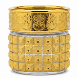 Gold Glass & Acrylic Decorative Cup — 6×6cm - Al Kabayel Discount CentreGold Glass & Acrylic Decorative Cup — 6×6cmJars & Food SaversAKDCAl Kabayel Discount Centre