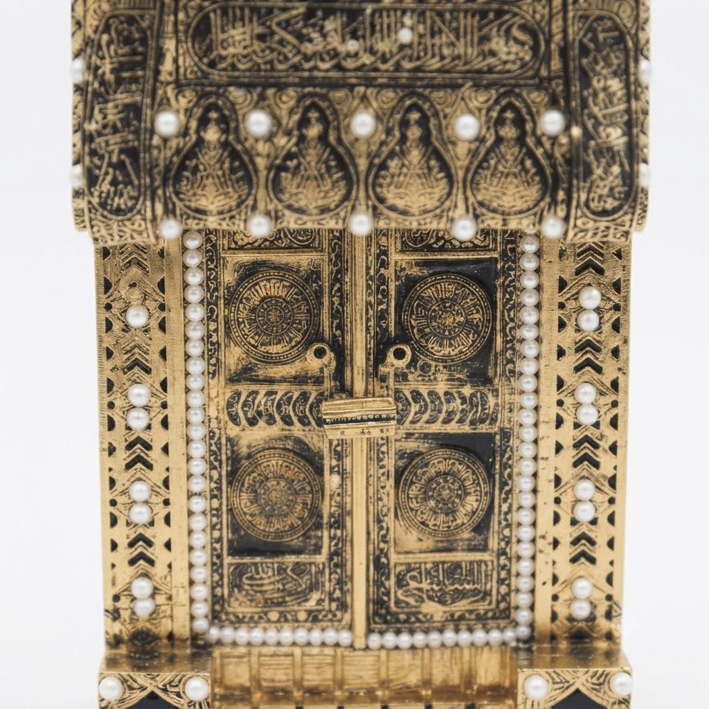 Gold Kaaba Door Replica Chalk Décor Piece – 19×10 cm - Al Kabayel Discount CentreGold Kaaba Door Replica Chalk Décor Piece – 19×10 cmHome Décor AccentsAKDCAl Kabayel Discount Centre