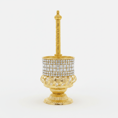 Gold Metal & Crystal Rosewater Sprinkler 23cm - Al Kabayel Discount CentreGold Metal & Crystal Rosewater Sprinkler 23cmPerfume BottlesAKDCAl Kabayel Discount Centre