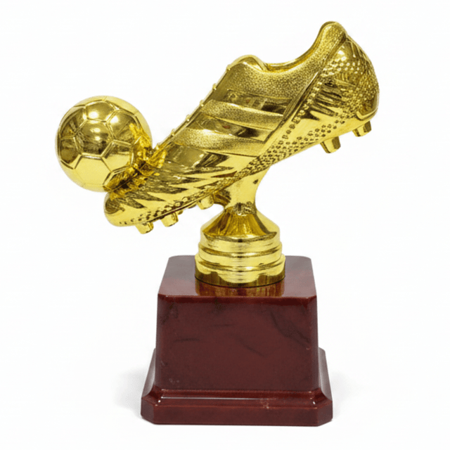 Gold Plastic Football Trophy – Golden Boot & Ball Award | 17×13cm | - Al Kabayel Discount CentreGold Plastic Football Trophy – Golden Boot & Ball Award | 17×13cm |SportsAKDCAl Kabayel Discount Centre