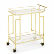 Gold Stainless Steel & Glass Serving Cart - 70×60×37 cm - Al Kabayel Discount CentreGold Stainless Steel & Glass Serving Cart - 70×60×37 cmOrganizers & AccessoriesAKDCAl Kabayel Discount Centre