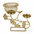 Golden Bird Nest Candle Holder | Dual Tealight Stand | Ginkgo Leaf Design | 22×20cm - Al Kabayel Discount CentreGolden Bird Nest Candle Holder | Dual Tealight Stand | Ginkgo Leaf Design | 22×20cmHome DécorAKDCAl Kabayel Discount Centre