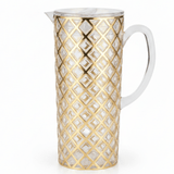 Golden Diamond Acrylic Jug — 1.5 Litre | Elegant Lattice Design - Al Kabayel Discount CentreGolden Diamond Acrylic Jug — 1.5 Litre | Elegant Lattice DesignJugsAKDCAl Kabayel Discount Centre