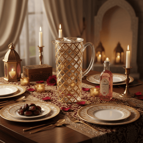 Golden Diamond Acrylic Jug — 1.5 Litre | Elegant Lattice Design - Al Kabayel Discount CentreGolden Diamond Acrylic Jug — 1.5 Litre | Elegant Lattice DesignJugsAKDCAl Kabayel Discount Centre