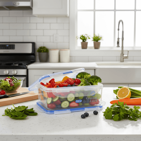 Golden Lock Plastic Rect Food container 1100ml - Blue&Transparent - Al Kabayel Discount CentreGolden Lock Plastic Rect Food container 1100ml - Blue&TransparentFood ContainersGolden LockAl Kabayel Discount Centre