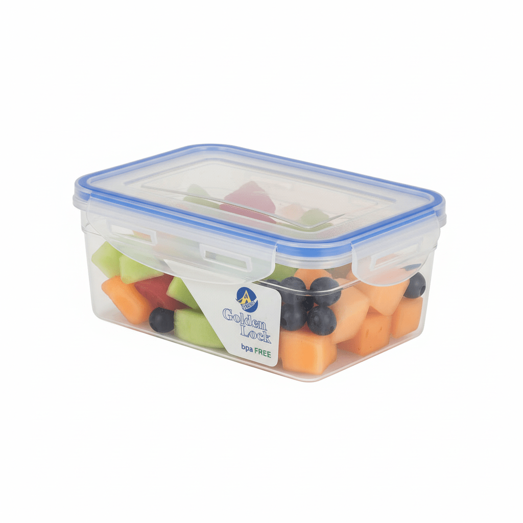 Golden Lock Plastic Rectangular Food container 955ml - Blue&Transparent - Al Kabayel Discount CentreGolden Lock Plastic Rectangular Food container 955ml - Blue&TransparentFood ContainersGolden LockAl Kabayel Discount Centre
