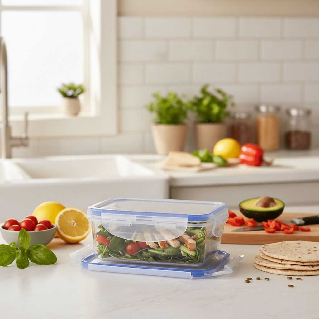Golden Lock Plastic Rectangular Food container With Lid 350ml - Blue&Transparent - Al Kabayel Discount CentreGolden Lock Plastic Rectangular Food container With Lid 350ml - Blue&TransparentFood ContainersGolden LockAl Kabayel Discount Centre