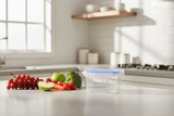 Golden Lock Plastic Rectangular Food container With Lid 380ml - Blue&Transparent - Al Kabayel Discount CentreGolden Lock Plastic Rectangular Food container With Lid 380ml - Blue&TransparentFood ContainersGolden LockAl Kabayel Discount Centre