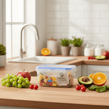 Golden Lock Plastic Rectangular Food container With Lid 450ml - Blue&Transparent - Al Kabayel Discount CentreGolden Lock Plastic Rectangular Food container With Lid 450ml - Blue&TransparentFood ContainersGolden LockAl Kabayel Discount Centre