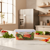 Golden Lock Plastic Rectangular Food container With Lid 535ml - Blue&Transparent - Al Kabayel Discount CentreGolden Lock Plastic Rectangular Food container With Lid 535ml - Blue&TransparentFood ContainersGolden LockAl Kabayel Discount Centre
