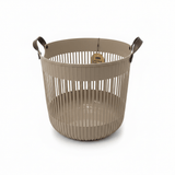 Goldplast Flora Laundry Basket – 40×40 cm - Taupe / Light Brown - Al Kabayel Discount CentreGoldplast Flora Laundry Basket – 40×40 cm - Taupe / Light BrownOrganizers & AccessoriesGOLDPLASTAl Kabayel Discount Centre