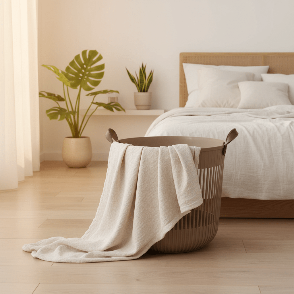 Goldplast Flora Laundry Basket – 40×40 cm - Taupe / Light Brown - Al Kabayel Discount CentreGoldplast Flora Laundry Basket – 40×40 cm - Taupe / Light BrownOrganizers & AccessoriesGOLDPLASTAl Kabayel Discount Centre