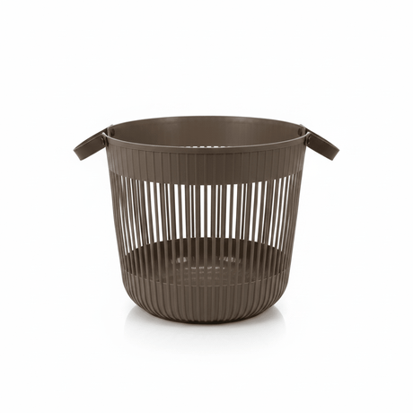 Goldplast Flora Laundry Basket – 40×40 cm - Taupe / Light Brown - Al Kabayel Discount CentreGoldplast Flora Laundry Basket – 40×40 cm - Taupe / Light BrownOrganizers & AccessoriesGOLDPLASTAl Kabayel Discount Centre