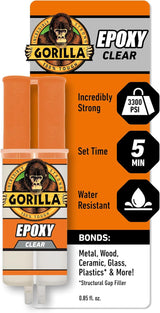 Gorilla Clear Two - Part Epoxy (0.85 oz) – Strong, Durable Bond - Al Kabayel Discount CentreGorilla Clear Two - Part Epoxy (0.85 oz) – Strong, Durable BondGlueGORILLAAl Kabayel Discount Centre