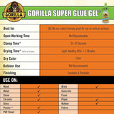 Gorilla Super Glue Gel 3g Tubes (2 Count) – Clear, No - Run Formula - Al Kabayel Discount CentreGorilla Super Glue Gel 3g Tubes (2 Count) – Clear, No - Run FormulaGlueGORILLAAl Kabayel Discount Centre