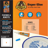 Gorilla Super Glue Twin Pack – 2 x 3g Clear High - Strength Adhesive Tubes - Al Kabayel Discount CentreGorilla Super Glue Twin Pack – 2 x 3g Clear High - Strength Adhesive TubesGlueGORILLAAl Kabayel Discount Centre