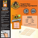 Gorilla Ultra - Strong Clear Mounting Tape Squares – 24 Pre - Cut Adhesive Tabs - Al Kabayel Discount CentreGorilla Ultra - Strong Clear Mounting Tape Squares – 24 Pre - Cut Adhesive TabsTapes & Packaging TapesGORILLAAl Kabayel Discount Centre