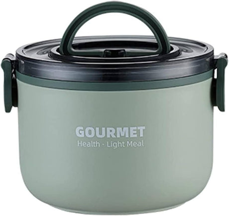 GOURMET Double Layer Lunch Box 1 Liter, Green - Al Kabayel Discount CentreGOURMET Double Layer Lunch Box 1 Liter, GreenFood ContainersGOURMETAl Kabayel Discount Centre
