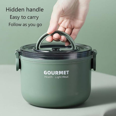 GOURMET Double Layer Lunch Box 1 Liter, Green - Al Kabayel Discount CentreGOURMET Double Layer Lunch Box 1 Liter, GreenFood ContainersGOURMETAl Kabayel Discount Centre
