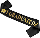 Graduation Party Sash 160×10 cm – Black with Bold Gold Lettering - Al Kabayel Discount CentreGraduation Party Sash 160×10 cm – Black with Bold Gold LetteringParty SuppliesPARTY SASHAl Kabayel Discount Centre